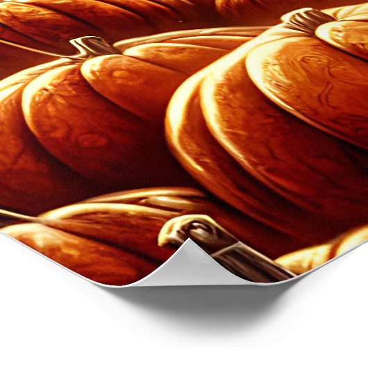 Enge Clown met Jack O' Lantern Halloween Poster (Hoek)