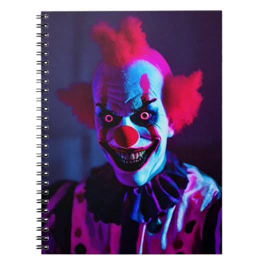 enge clown notitieboek (Voorkant)