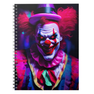 enge clown notitieboek