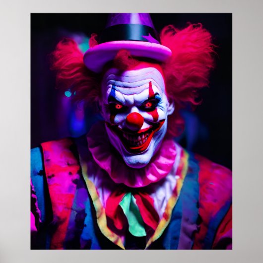 enge clown poster (Voorkant)