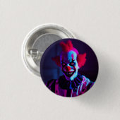enge clown ronde button 3,2 cm (Voorkant /achterkant)