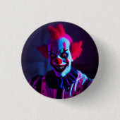enge clown ronde button 3,2 cm (Voorkant)