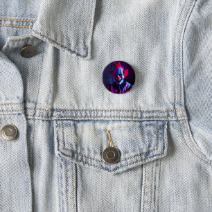 enge clown ronde button 3,2 cm