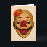 enge clown verjaardag Kaart<br><div class="desc">Custom gerestaureerd,  hoge kwaliteit  clown afbeelding.</div>