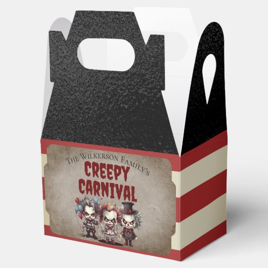Enge Clowns Halloween Carnaval Party Bedankdoosjes (Geopend)