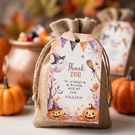 Enge Cute Halloween Verjaardagsfeestje Cadeaulabel