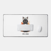 Enge Cute Kat Halloween Bureaumat (Keyboard & Muis)