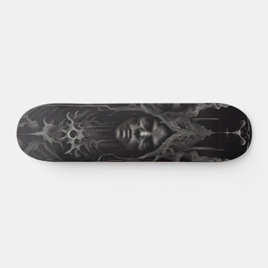 enge dame persoonlijk skateboard (Horizontaal)