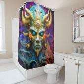 Enge Demon Douchegordijn (In situ)