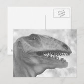 Enge Dinosaurus Briefkaart (Voorkant / Achterkant)