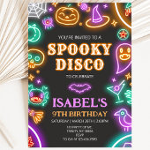 Enge Disco Halloween Verjaardag Kaart