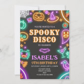 Enge Disco Halloween Verjaardag Kaart (Voorkant)