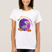 Enge Doberman Pinscher Halloween Full Moon T-shirt (Voorkant)