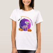 Enge Duitse Herder Halloween Full Moon T-Shirt (Voorkant)