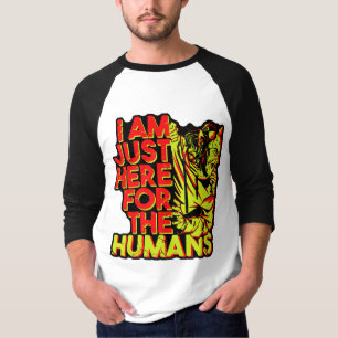 Enge Duivel Halloween Hier voor de Mensen T-shirt