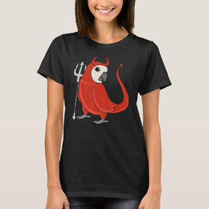 Enge Duivel kostuum Parrot I Zwavel-kuifcokka T-shirt