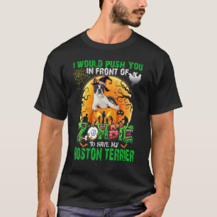 Enge Duw Jou Voor De Zombies Om Mijn Bost Te Redde T-shirt