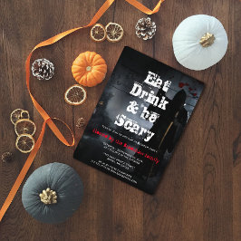 Enge Eat Drink & Be Enge Halloween Party Kaart