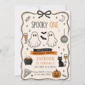 Enge Eén Halloween Verjaardag Kaart (Voorkant)