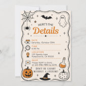 Enge Eén Halloween Verjaardag Kaart (Achterkant)