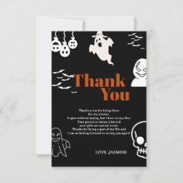 Enge Eén Verjaardag Bedankkaart