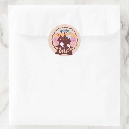 Enge Eerste Verjaardag Geest Feest Ronde Sticker (Tas)