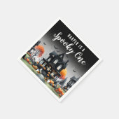 Enge Eerste Verjaardag Halloween Feestje Servet (Hoek)