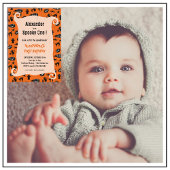 Enge eerste verjaardag Spooktacular Halloween Kaart