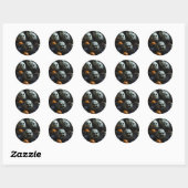 Enge eieren ronde sticker (Vel)