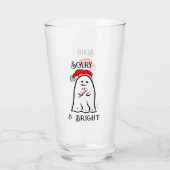 Enge en Bright Candy Cane Ghost Glas (Achterkant)