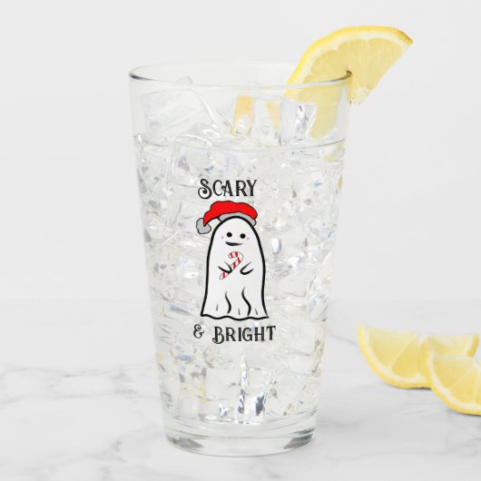 Enge en Bright Candy Cane Ghost Glas (Achterkant ijs)