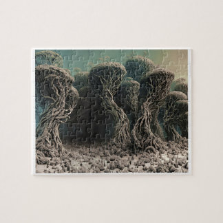 Enge en griezelige puzzel legpuzzel