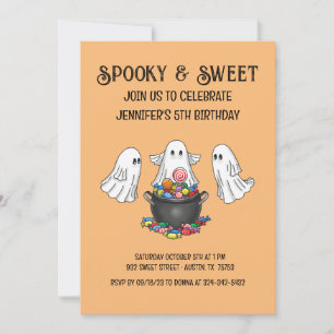 Enge en zoete Halloween Kaart