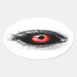 Enge Eyeball Halloween Spooky Sticker