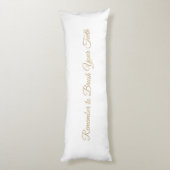 Enge-ezel tanden lichaam kussen (Achterkant (Verticaal))