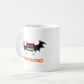 Enge Fangtastische Halloween-feest Koffiemok (Voorkant links)