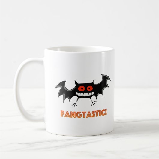 Enge Fangtastische Halloween-feest Koffiemok (Links)