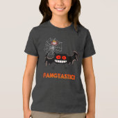 Enge Fangtastische Halloween-feest Tri-Blend Shirt (Voorkant)