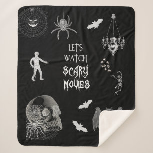 Enge Films Halloween Sherpa Blanket Deken