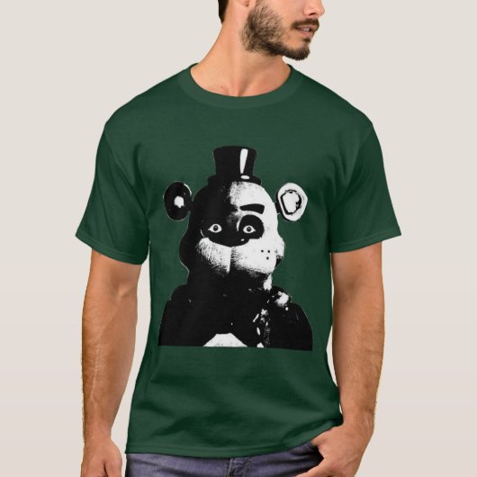 Enge Freddy Fazbear FNaF meme vriend T-shirt (Voorkant)