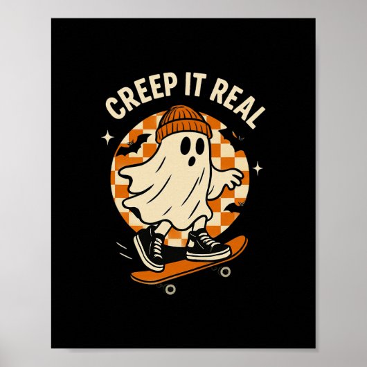 Enge Geest Skateboarden Maakt Het Echt Grappig Hal Poster (Voorkant)