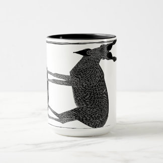 Enge geit als je koffie drinkt! Abstract Mok