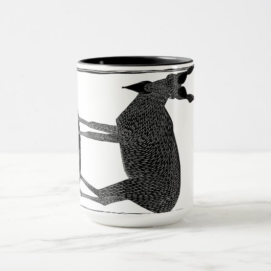 Enge geit als je koffie drinkt! Abstract Mok (Midden)