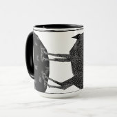 Enge geit als je koffie drinkt! Abstract Mok (Voorkant links)