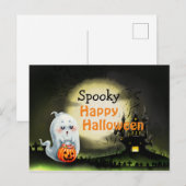 Enge Gelukkige Halloween Briefkaart (Voorkant / Achterkant)