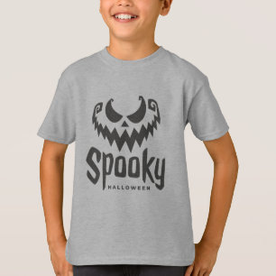 Enge Gelukkige Halloween Kostuum T-Shirt