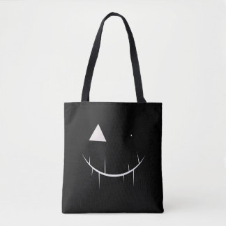 Enge gezicht Canvas tas (zwart)