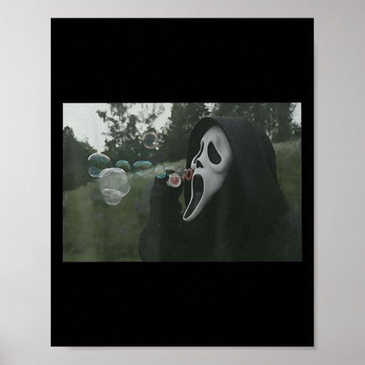  enge gezicht horror Poster Halloween (Voorkant)