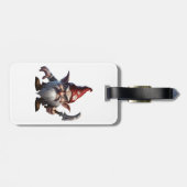 Enge Gnome Happy Halloween Bagagelabel (Achterkant horizontaal)