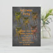 Enge Goblin Halloween Kaart (Staand voorkant)